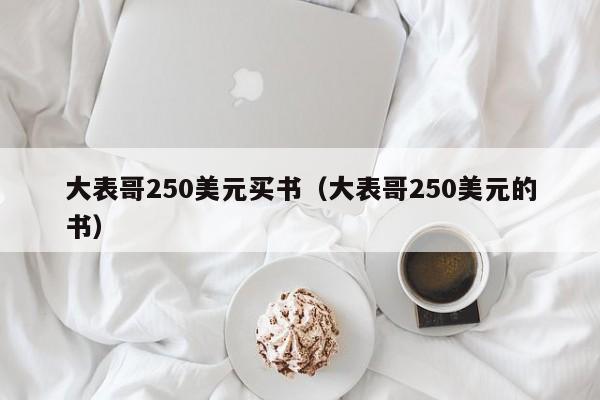 大表哥250美元买书（大表哥250美元的书）