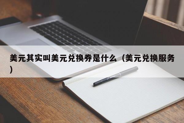 美元其实叫美元兑换券是什么（美元兑换服务）