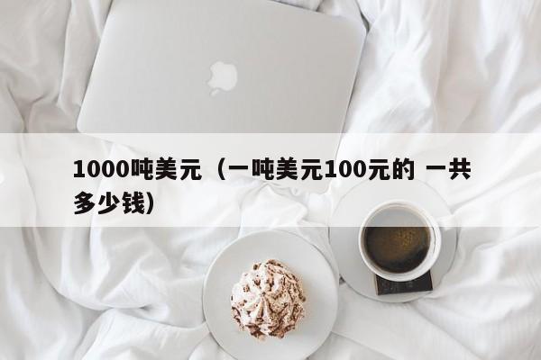 1000吨美元（一吨美元100元的 一共多少钱）